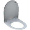 Abattant WC RENOVA COMPACT amovible, avec couvercle charnières inox blanc GEBERIT