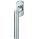 Poignée fenetre ,34x7mm 0 34 1076,oval,Alu F1