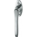 Poignée fenetre ,30x7mm 0 34 1135,Alu F1