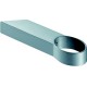 HT-Support d'extrémité porte ,Alu gris 0 66 6713,pour Ovalr.,