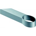 HT-Support d'extrémité porte ,Alu gris 0 66 6713,pour Ovalr.,