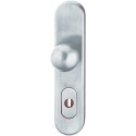 Ensemble poignée porte-serrure PZ,72mm,S2, ZA,Nr.7375 Acier inoxidable