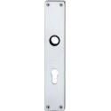 Plaque de porte longue ,PZ, 0 14 1410,carré,Alu F1
