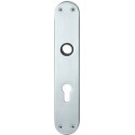 Plaque de porte longue ,PZ, 0 14 1418,oval,F69 matt