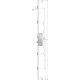 Verrou de porte As 8092 - brillant Galv. 2170mm