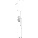 Verrou de porte As 8092 - brillant Galv. 2170mm