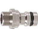 GEKA plus-Raccord AG G 1/2" MS Ni