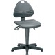 Chaise de bureau rembourré par mousse intégrale - avec patins hauteur réglable 430 – 600 mm