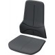 Assise fauteil noir PU (Par 4)