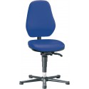 Chaise bureau Laboratoire Basic 3 sur patins et avec marchepieds, Système synchrone avec réglage de tension, 9136-6902-502