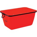 Bac à mortier 200 L, rouge grutables