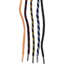 Lacet 120 cm, rond, bleu-blanc (Par 6)