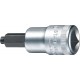 Douille male carré 1/2"8x 60mm i6kt. m.Robinet