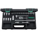 Coffret de douilles 3/8" 24 pièces 45/49/19/5 KN
