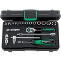 Coffret de douilles 1/4" 22 pièces 40/13/6QR Stahlwille
