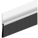 Bas de porte en aluminium avec brosse IBS 80 250cm