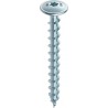 Vis bois HECO-TOPIX -TelKo- TDrive TD 8,0x400 zingué Filetage partiel (Par 50)