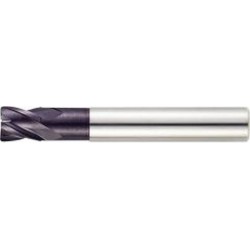 Fraise torique extra courte, type N, en carbure monobloc, UF, revêtement TiAIN, Ø d1 : 10,0 mm, Long. totale l1 70 mm, Long. coupe l2 12 mm