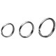 Anneau porte clés 4003 38 mm nickel (Par 100)