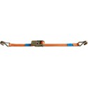 Sangle d'arrimage 4 m 0,5t, 25mm, S-Crochet