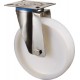 Roue plastique - acier inoxidable --d 150mm 300KG Tragpour