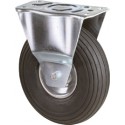 Roulette 200mm LG.R Cadre ech Galv. Roue gonflable