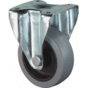 Roulette , Roue Caoutchouc gris Gleitlager 50 mm