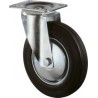 Roulette 100 mm Lg.R Roue Caoutchouc