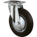 Roulette 125 mm Lg.R Roue Caoutchouc