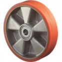 Roue Polyurethane 80mm Guss-Poly/Alu LG.K