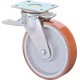 Roulette avec frein 125 mm