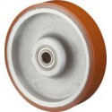 Roue polyuréthane, Corps en fonte - 300 mm