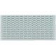 Panneau affichage étiquette 1486x457 mm gris RAL 7035