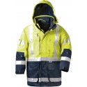 Parka haute visibilité JEKYLL Taille XL, jaune/bleu