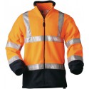 Veste softshell Haute visibilité Taille 3XL, orange/marine