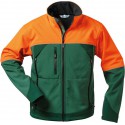 Veste forestière Sanddorn, Softshell,Gr.S,vert /orange