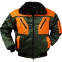 Gilet de Pilote pour Homme rougedorn, Taille S, vert /orange