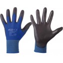 Gant de protection Lintao PU, bleu,Taille 9 (Par 12)