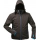 Veste Softshell avec capuche Taille L, noir