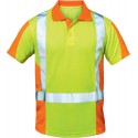 Polo-T-Shirt haute visibilité ZWOLLE Taille L, jaune/orange