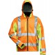 Veste softshell Haute visibilité HOSS Taille XL, orange/jaune