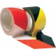Ruban de signalisation PVC autoadhésif 60mmx66m rouge/blanc 1 rouleau
