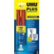 UHU - Colle a deux composants plus adhérence rapide, 27 g séringue (Par 6)