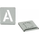 Pochoir chiffres A-Z SH 80mm Turnus