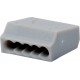 Borne enfichable VDE 5x2,5mm gris Jager (Par 100)