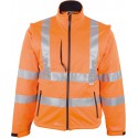 Veste softshell Haute visibilité Taille L, orange