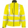 Veste softshell Haute visibilité Taille L, jaune fluo