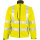 Veste softshell Haute visibilité Taille 2XL, jaune fluo