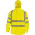 Veste de pluie RJG, Taille L, jaune