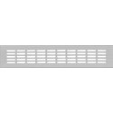 Plaque grille aération 100x300 mm, F1 rainuré 30x5 mm